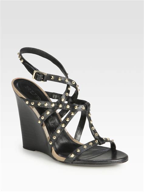 burberry women's wedges